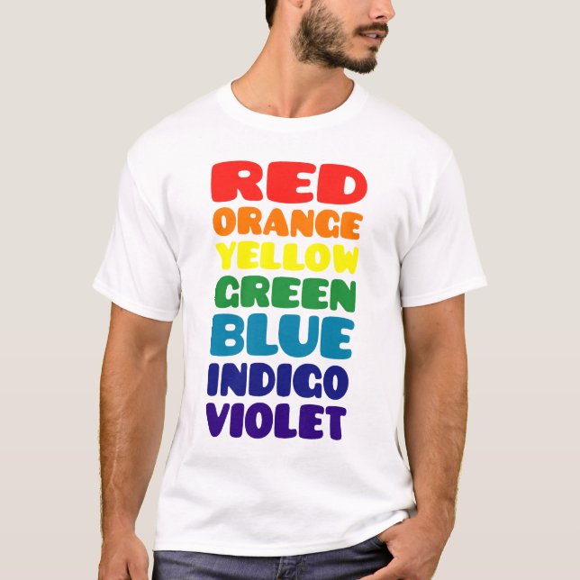 Camiseta T-shirt ROY G BIV (Frente)