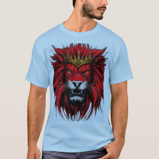 Camiseta T-Shirt Royal Red Lion - Rei da Arva da Selva