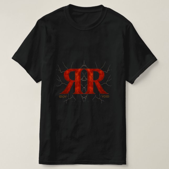 Camiseta T-shirt RR - Forçar o uso silencioso e os mínimos  (Frente do Design)