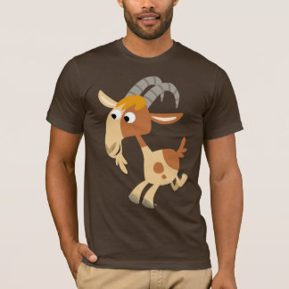Camiseta T-shirt Running da cabra dos desenhos animados