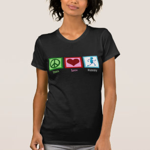 Camiseta T-shirt Running do amor da paz