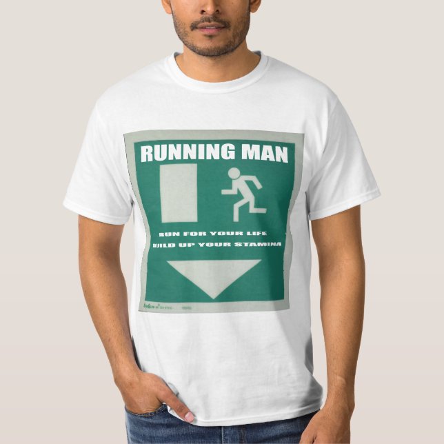 Camiseta T-shirt Running do homem (Frente)