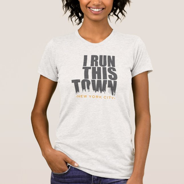 Camiseta T-shirt Running - "eu funciono esta cidade (Frente)