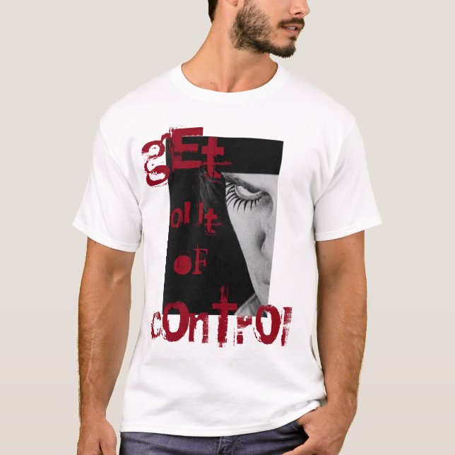 Camiseta T-Shirt 'SAIR DO CONTROLE' (Frente)