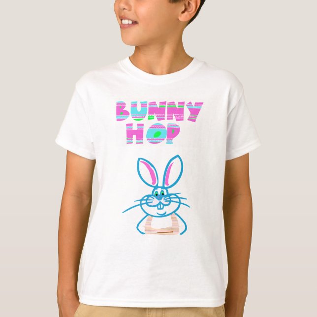 CAMISETA T-SHIRT SALTO BUNNY PÁSCOA JUVENTUDE (Frente)