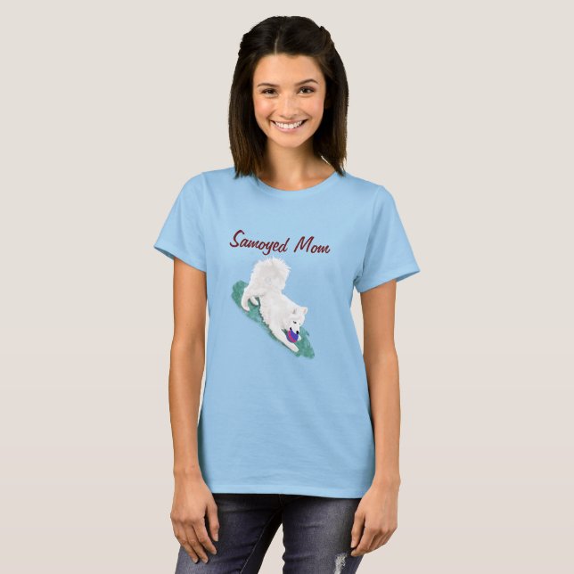 Camiseta T-Shirt Samoyed para Amantes Samoyed (Frente Completa)