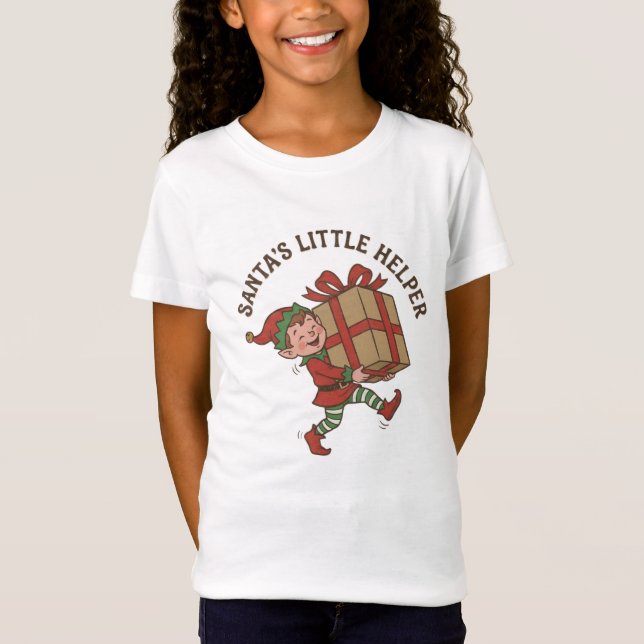 Camiseta T-Shirt Santa’s Little Helper (Frente)