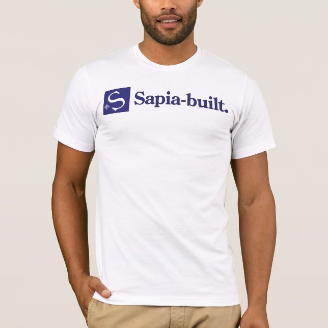 Camiseta t-shirt Sapia-construído (Frente)