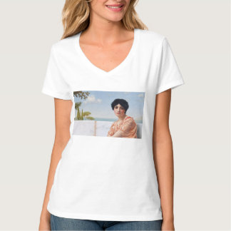 Camiseta T-shirt Sapphic do orgulho (o Sappho de Godward)