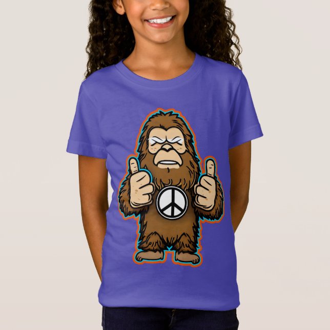 Camiseta T-Shirt Sasquatch da Paz (Frente)