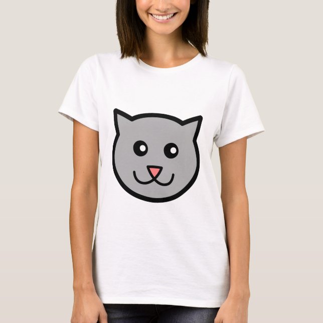 Camiseta T-Shirt Sassy Cat (Frente)