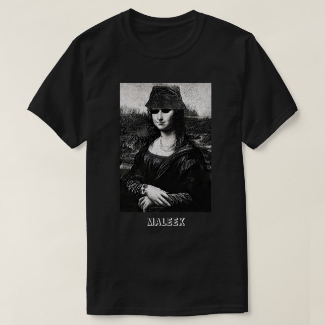 Camiseta T-Shirt SAVAGE MONALISA (MALEEK) (Frente do Design)