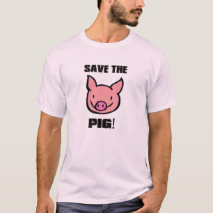 Camiseta T-shirt SAVE THE PIG