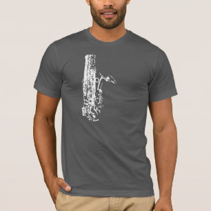 Camiseta T-shirt saxofone
