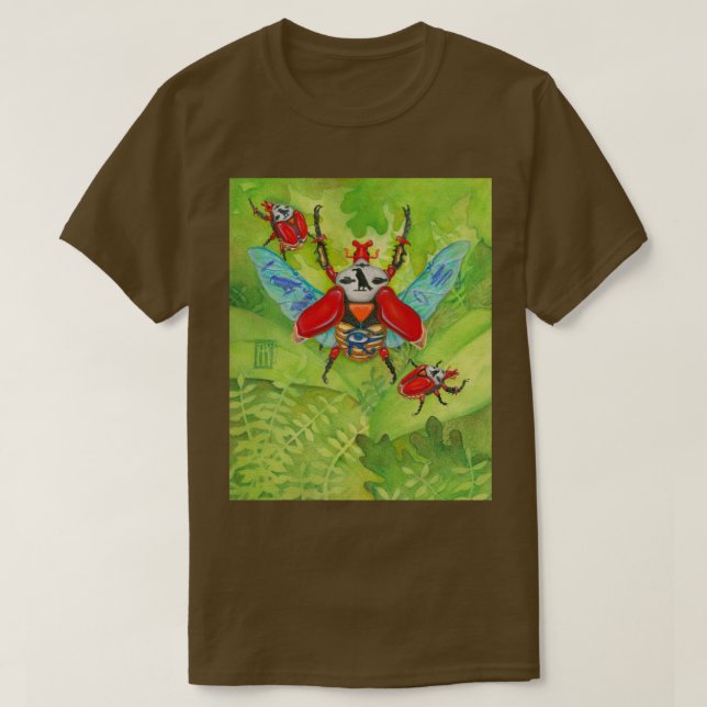 Camiseta T-Shirt Scarabs Sagrado (Frente do Design)