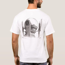 T-shirt Sci-Fi que atravessa o Universo 01 A Back