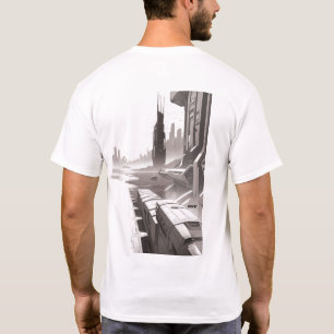 Camiseta T-shirt Sci-Fi que atravessa o Universo 01 I Back
