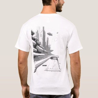 Camiseta T-shirt Sci-Fi que atravessa o Universo 01 J Volta