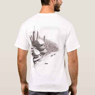 Camiseta T-shirt Sci-Fi que atravessa o Universo 03 D