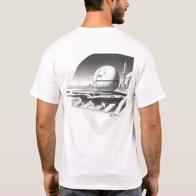 Camiseta T-shirt Sci-Fi que atravessa o Universo 03 J Back (Verso)