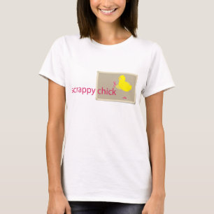 Camiseta T-shirt Scrappy de Scrapbooking do pintinho