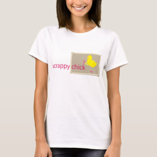 Camiseta T-shirt Scrappy de Scrapbooking do pintinho