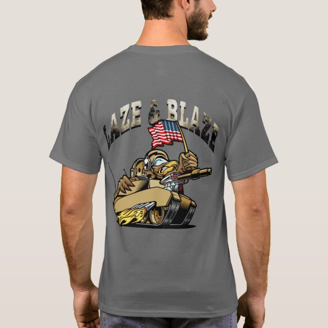 Camiseta T-Shirt "SCREAMIN' LAZE & BLAZE" (Verso)