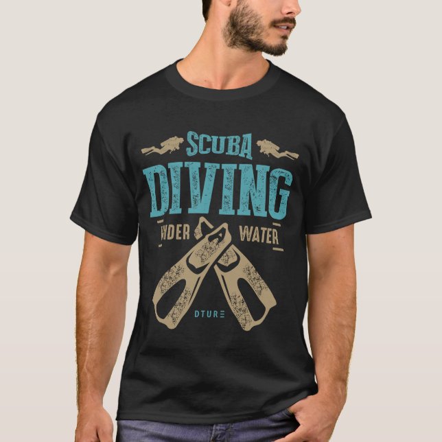 Camiseta T-shirt Scuba Diving (Frente)