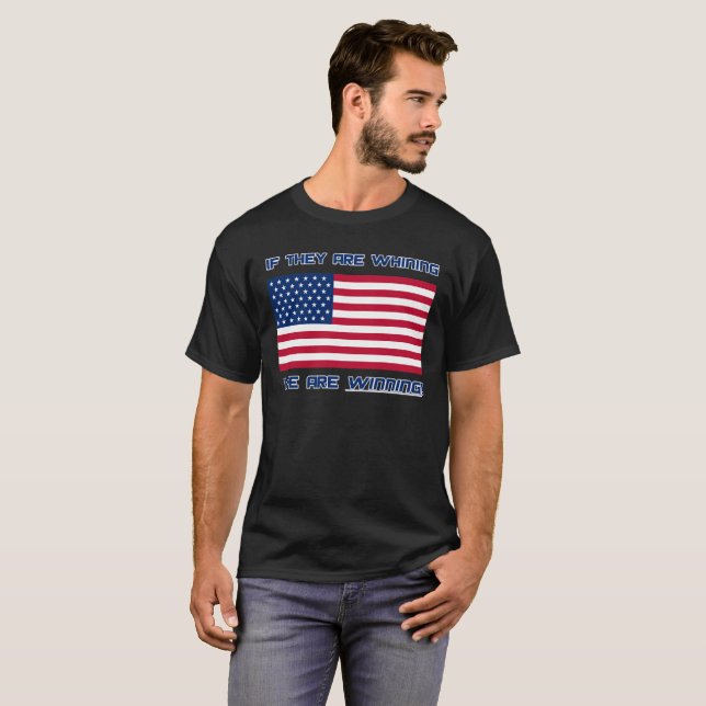 Camiseta T-Shirt - Se estão chorando, estamos vencendo! (Frente Completa)