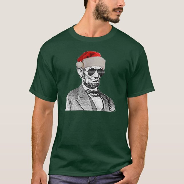 Camiseta T-shirt secreto do papai noel de Lincoln (Frente)