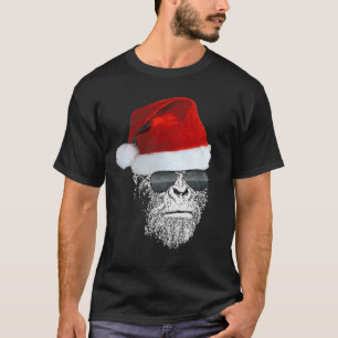Camiseta T-shirt secreto do papai noel de Sasquatch