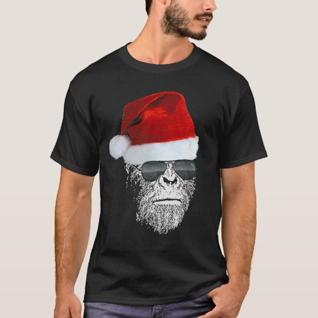 Camiseta T-shirt secreto do papai noel de Sasquatch (Frente)