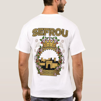 Camiseta T-shirt Sefrou – illustration inspirée du Maroc