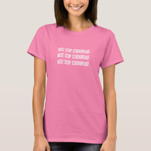 Camiseta T-shirt seguinte de Stockbridge da parada