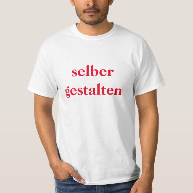 Camiseta T-Shirt selber gestalten  (Frente)
