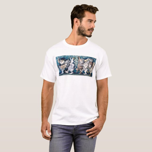 Camiseta T-shirt selvagem das coisas (Frente Completa)