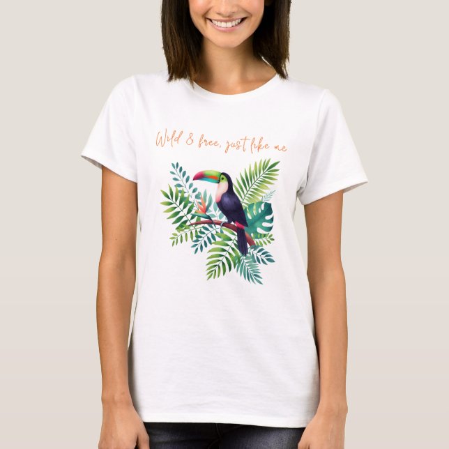 Camiseta T-Shirt Selvagem e Livre (Frente)