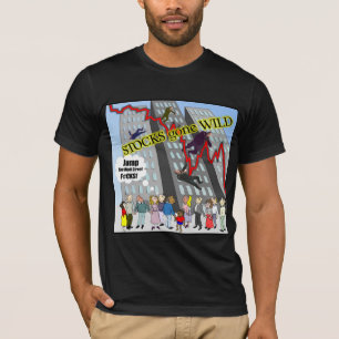 Camiseta T-shirt selvagem ido estoques de Wall Street