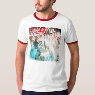 Camiseta T-shirt selvagem & livre