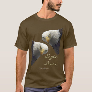 Camiseta T-shirt selvagens do AMANTE de EAGLE da águia
