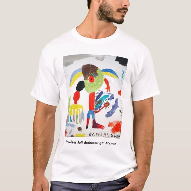 Camiseta T-shirt sem cara de Jeff (Frente)