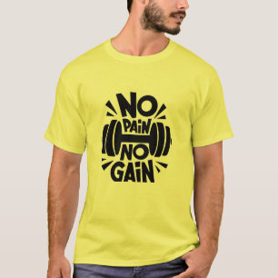 Camiseta T-Shirt Sem Dor Sem Ganho Para Aqueles Que Embriag