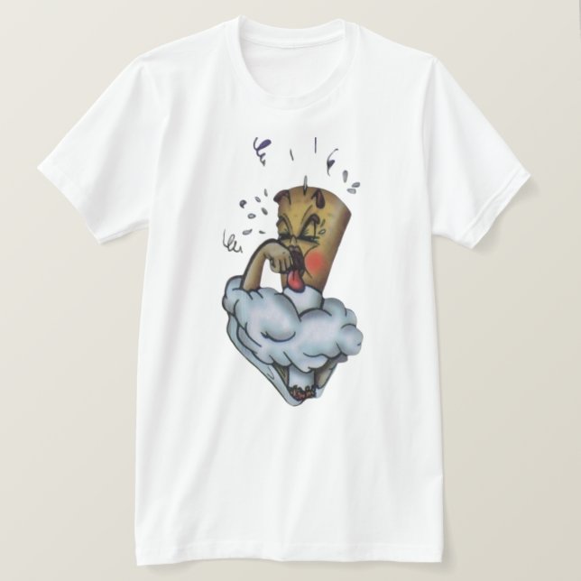 Camiseta T-Shirt Sem Fumagem (Frente do Design)