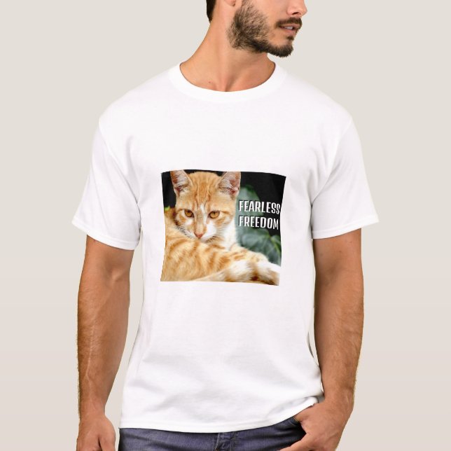 Camiseta T-Shirt sem medo (leve) (Frente)
