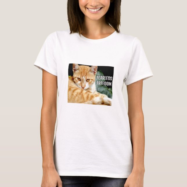Camiseta T-Shirt sem medo (leve) (Frente)