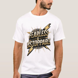 Camiseta T-Shirt sem rosto e sem rolhas - Negrito e poderos