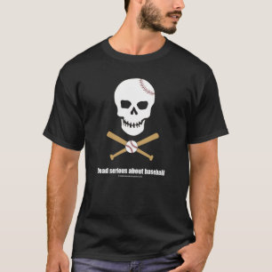 Camiseta … T-shirt sério inoperante do basebol