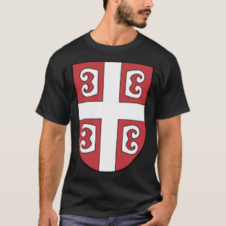 Camiseta T-shirt sérvios transversais sérvios do veterano