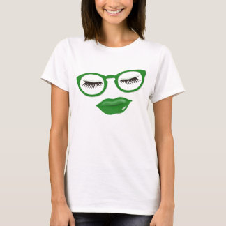 Camiseta T-shirt "sexy" dos vidros verdes