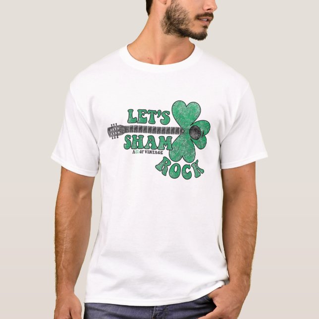 Camiseta T-Shirt Shamrock de vamos (Frente)